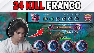 24 kill franco pake 4 Berserkers Fury [upl. by Balkin]