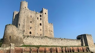 Rochester Castle Walk Through Tour 2019  4K [upl. by Liakim81]