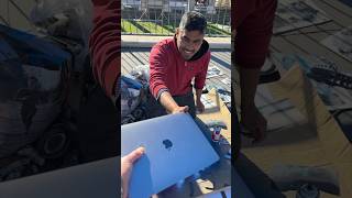 I let this street artist spray paint my laptop shorts [upl. by Grados]