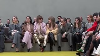 I Maneskin alla sfilata di Gucci durante la MFW23 shorts [upl. by Eugirne]