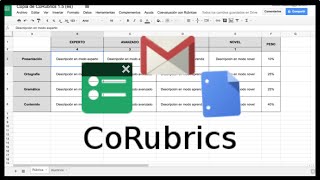 Tutorial CORUBRICS español rúbricasonline [upl. by Nirik]