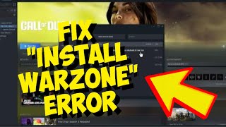 How To Fix COD Warzone Error quotInstall Warzonequot Even Though You Already Have Warzone Installed [upl. by Naz]