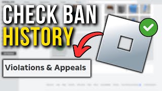 How To Check Ban History In Roblox 2024 [upl. by Saum568]