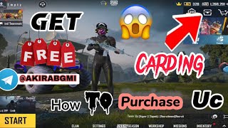 BGMI CARDING UC  HOW TO GET FREE UC IN BGMI  HOW TO GET CARDING UC  PUBG CARDING UC [upl. by Olvan]