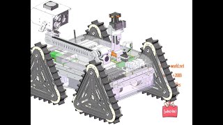 Rescue robotindustrial 3D model machineworldnet P751 [upl. by Finny]