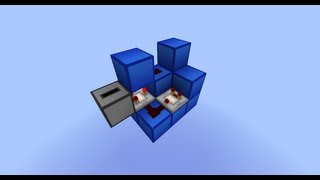 Auto DispenserDropper  Fully Automatic  No Clicking Noises in Minecraft [upl. by Ninon989]