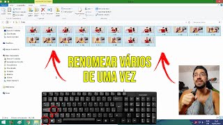 COMO RENOMEAR FÁCIL VÁRIOS ARQUIVOS DE UMA SÓ VEZ  FOTOS VÍDEOS MÚSICAS  NO COMPUTADOR OU NOTE [upl. by Kaja]