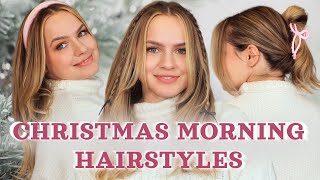 Christmas Morning Hairstyles 2023 Shes back  KayleyMelissa [upl. by Aritak309]