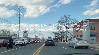 Road Trip in MD USA 🇺🇸  Drive from Towson Maryland to Cockeysville Maryland｜MD45 [upl. by Adnohsor]