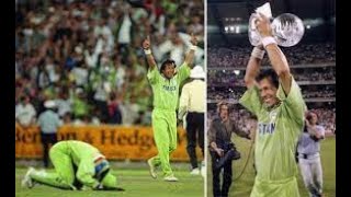 1992 world cup cricket final  legendary imran khan with trophy golden moments of match [upl. by Tsenrae]