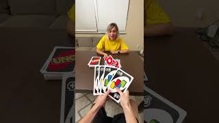 Giant UNO luck🙈 Subscribe to me✌🏻😉 subscribe play games funny [upl. by Aniras605]