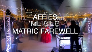 Affies Meisies Matric Farewell  Fame Productions Media [upl. by Yerot]