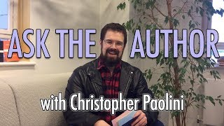 Christopher Paolini AsktheAuthor  Listening Books [upl. by Tolmann]