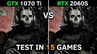 GTX 1070 Ti vs RTX 2060 SUPER  Test In 15 Latest Games  2023 [upl. by Ydnim770]