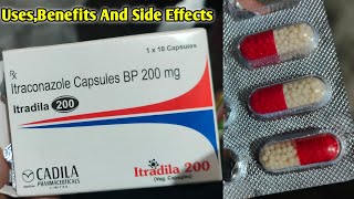 Itraconazole Capsules BP 200 mg UsesBenefits And Side Effects  Itradila 200 [upl. by Tamra]