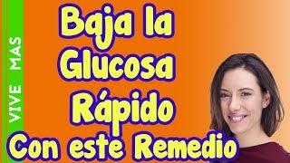 El Mejor Remedio Natural para Bajar la Glucosa en Diabeticos Comprobado [upl. by Iborian189]