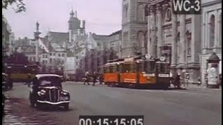 Przedwojenna Warszawa w kolorze 1938 nieznany film Warsaw in color 1938 unknown film [upl. by Akinot730]