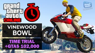 GTA Online Time Trial  Vinewood Bowl Under Par Time [upl. by Meehyr]