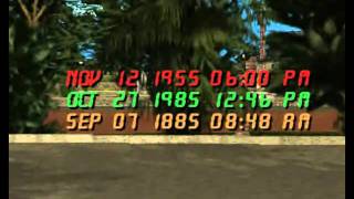 GTA BTTF Hill Valley  My BTTF 2 Time Circuits malfunction code [upl. by Kciv]