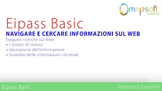 Eipass  Navigare e cercare informazioni sul Web [upl. by Reich]