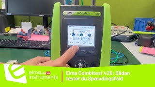 Spændingsfaldstest med Combitest 425 og Macrotest G3 [upl. by Camilla]