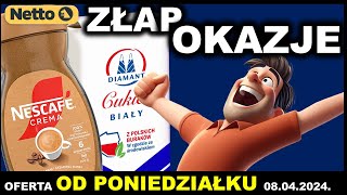 NETTO  Gazetka Promocyjna od Poniedziałku 08042024  Oferta Spożywcza [upl. by Akeimat]