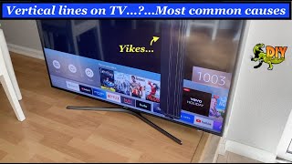 Vertical lines on TV Most common causes [upl. by Clance]