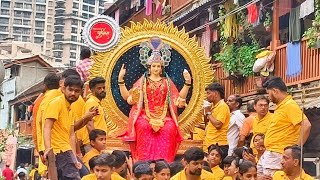 Vikhroli chi Durgamata 2024 Aagman Sohala  Vikhroli Navratra Utsav  Yash Chavan Vlogs [upl. by Vickey914]