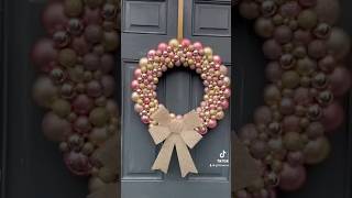 DIY Christmas Wreath diychristmasdecoration diychristmasornaments diychristmasdecor [upl. by Benny]