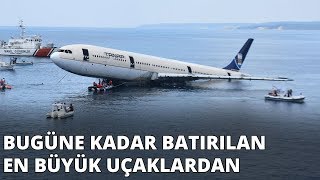 Saros Körfezinde dev yolcu uçağı böyle batırıldı [upl. by Gasparo685]