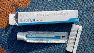 Brite lite cream गोरा करती है कि नही honest review [upl. by Audi]