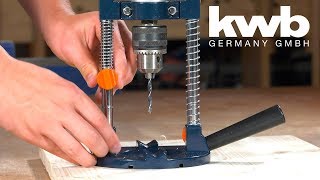 So bohrst du immer gerade Das kwb Bohrmobil portable drill guide [upl. by Pegasus246]