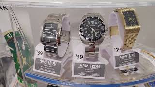 at Walmart Armitron that looks like a Seiko Casio watches Timex watches [upl. by Dyna923]