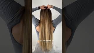 EXTENSIONES INDETECTABLES extensiones extensionesdecabello tips hacks shorts [upl. by Amehr209]