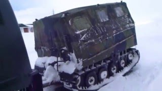 Pause de midi dans un tank Ã neige [upl. by Ritchie]