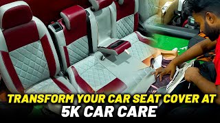 😍 Transform Your Car Seat Cover 5KCARCARE  Regain your car interior look with us [upl. by Anne609]