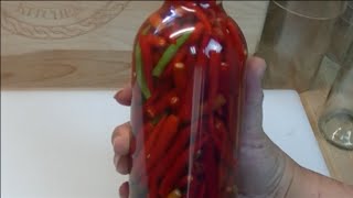 Spicy Chili Vinegar  Gifts from the Garden Noreens Garden [upl. by Tsew]