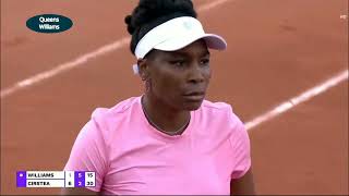 Sorana Cirstea v Venus Williams  Strasbourg 2021 R1 Highlights [upl. by Etnoek]