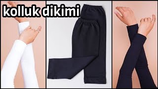 kaymayan kolluk dikimi herkes dikebilir kolay dikiş diy sewing [upl. by Nylatsyrk]