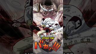 How blackbeard stole whitebeards devil fruit onepiece luffy [upl. by Riggall]