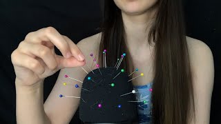 ASMR removing pins from the mic 📌 [upl. by Thomajan]