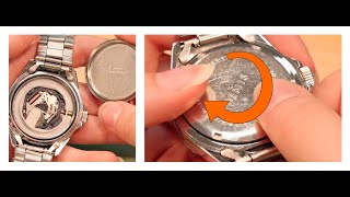 How to Open a Watch With Common Household Items Without Pro Tools [upl. by Olumor]