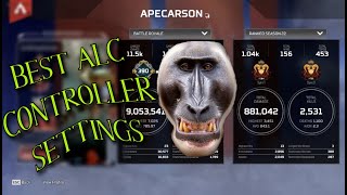 BEST APEX SEASON 22 CONTROLLER SETTINGS  ALCs [upl. by Crystal282]