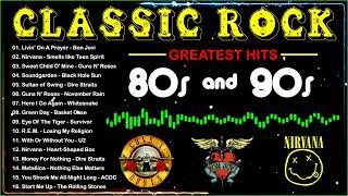 Classic Rock 80s 90s ️🎶 Bon Jovi ACDC Guns N Roses Led Zeppelin Aerosmith Scorpions Metallica [upl. by Mufinella]