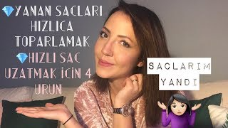 YANAN SAÇLAR NASIL DÜZELİR HIZLI SAÇ UZATMA YÖNTEMLERİ [upl. by Chill874]