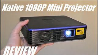 REVIEW AAXA M7 1080P Full HD Native Resolution Portable DLP Projector [upl. by Lunn298]