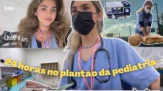 👶Vida de uma Interna na USP8 Plantão 24h na pediatria Clube 4 am Emergências Pediátricas🚑 [upl. by Marla]