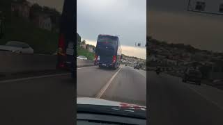 Anel rodoviário em Belo Horizonte na decida do Betânia acidente agora pouco [upl. by Alolomo]