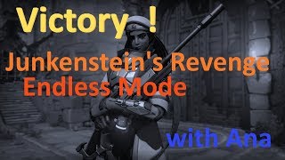 Overwatch  Legendary Victory in Junkenstein Endless with Ana [upl. by Ontina]