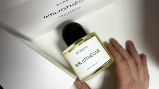 Byredo Bibliotheque видеообзор на аромат библиотеки bestparfumebyredotopperfumesлучшиедухи [upl. by Jezreel]